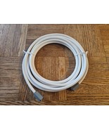 Coaxial Cable Audio Video, White, 16&#39; Long - $55.97 MXN