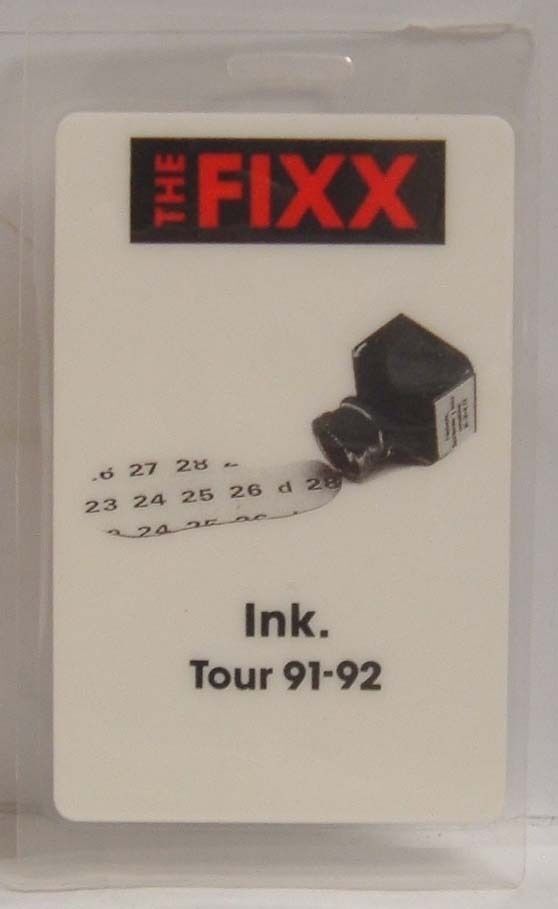 Primary image for THE FIXX - VINTAGE ORIGINAL 1991 - 1992 CONCERT TOUR LAMINATE BACKSTAGE PASS
