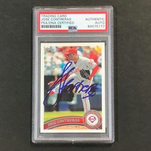 2011 Topps #267 Jose Contreras Signed Card PSA Slabbed Auto Phillies - £47.06 GBP