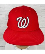 Washington Nationals MLB New Era 59Fifty Fitted Truckers Hat Original 8 ... - £39.83 GBP