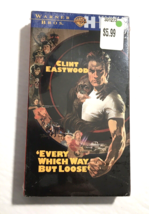Every Which Way But Loose (VHS, 1997) Clint Eastwood Vtg. Classic Factory Sealed - £149.40 GBP