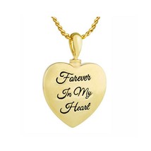 Forever In My Heart 14KT Gold Pendant Urn - £616.65 GBP