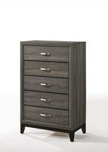 31" Gray Manufactured Wood Five Drawer Chest - $11,537.79 MXN