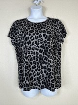 Torrid Super Soft Knit T-shirt Animal Print Short Sleeve Women Plus Size 2 (2X) - £15.46 GBP