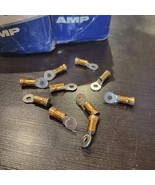 (10) AMP 323748 High Temperature RING Terminal Connector 12-10 Wire AWG ... - $12.21 CAD