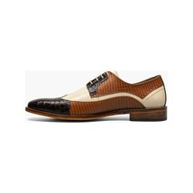 Stacy Adams Gallinari Wingtip Lace Up Leather Shoes Brown Multi 25660-249 image 4