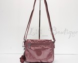 NWT Kipling AC8281 Sabian Crossbody Mini Shoulder Bag Nylon Dark Maroon ... - $39.95