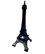 BLACK Metal Eiffel Tower Paris France Metal Stand Model For Table Decor ... - $131.71 MXN