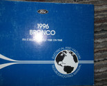 1996 Ford BRONCO Camion Elettrico Cablaggio Diagrammi Servizio Negozio M... - £20.01 GBP
