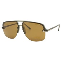 Tom Ford Hugo-02 TF 1003 93E Grey Brown Men's Bridge Sunglasses 63-11-145 WCase - $159.20