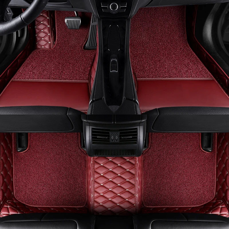Nappa Car Floor Mats For Kia Stinger Rio Seltos Soul All Model Alfombril... - £184.32 GBP