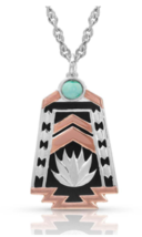 Montana Silversmith Desert Serenade Agave Turquoise Necklace - £63.17 GBP