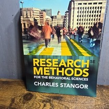 Research Methods for the Behavioral Paperback by Stangor Charles 2014 5th Ed - £13.21 GBP