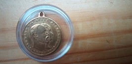 1902 King Edward VII &amp; Queen Alexandra CORONATION - Vintage Rare Coin Me... - $489.00