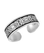 Decorative Balinese Marquise Design Sterling Silver Toe or Pinky Ring - £9.33 GBP