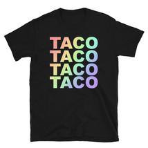 Beer Retro Light Rainbow Taco lovers Gift Idea T-shirt - £15.84 GBP