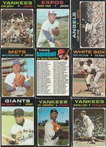 1971 Topps Vintage Baseball U-Pick #301-#398 - £0.73 GBP+