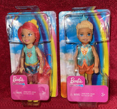 2019 New Mattel Barbie Dreamtopia Chelsea Sprite Boy &amp; Girl Dolls (Two) 5” NIB - £19.57 GBP