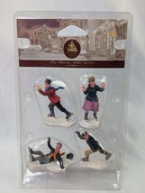 Lemax Enchanted Forest  Ice Skating Follies Set of 4 2006 - £19.69 GBP