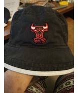 VINTAGE NBA Chicago Bulls Bucket Hat HARDWOOD CLASSIC NEW ERA size L - £10.23 GBP