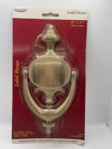 New in package brass large door knocker Solid Brass 8.25 By 4.25 Inches - $17.30