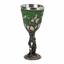 Myths And Legends Forest Spirit Greenman Deity Tree Of Life Wine Goblet ... - $25.99