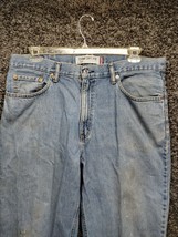 Levi 560 Jeans Men 38x30 Blue Relaxed Comfort Fit Tapered Leg Denim Pants - £22.11 GBP