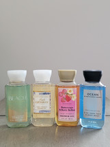 Bath &amp; Body Works Shower Gel Set 4 Sm  3 FL OZ BEACH, BUTTERCUPS, GETAWA... - $14.85