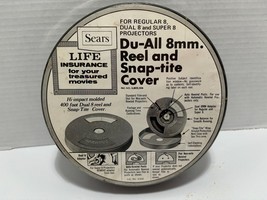 Vintage Sears Du-All 8mm Film Reel And Snap-tite Cover SEALED - £6.60 GBP