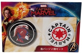 Marvel Avengers CAPTAIN MARVEL 2.25 in Collectible Pinback Button - Rare - £7.76 GBP