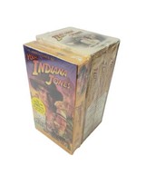 New 1999 The Complete Adventures of Indiana Jones Trilogy 4 VHS Tapes Box Set - £32.46 GBP