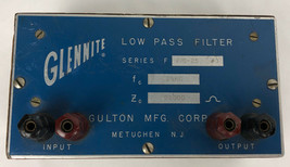 Glennite Low Pass Filter Series F 10-25 #3  25KC Gulton MFG. Corp.- FSTSHP - £20.44 GBP