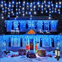 Cascada De Luces 400 LED Navideñas 33FT Decoracion Navidad Para Exterior... - $36.49