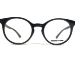Alexander McQueen Eyeglasses Frames MQ0129O 001 Black Round Full Rim 49-... - $55.91