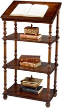 Book Stand Bookcase Distressed Plantation Cherry Poplar Wood 3 -Shelf - £632.22 GBP