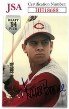 Aaron Boone signed 1994 Topps Stadium Club Baseball Rookie On Card Auto (RC) #10 - £17.18 GBP