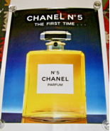 CHANEL VINT. 1998 EDITION ICONIC ADVERT. STORE DISPLAY POSTER- CHANEL No... - $143.55