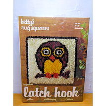 Betty&#39;s Rug Squares Beginners Latch Hook #701 Owl - Pillow/ Wall Hanging... - £14.65 GBP