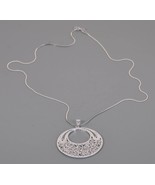 Vedrana Handcrafted Filigree pendant and Silver necklace - £76.09 GBP