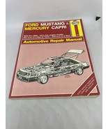 HAYNES AUTOMOTIVE REPAIR MANUAL 654 FORD MUSTANG &amp; MERCURY CAPRI 1979-1993 - $14.97
