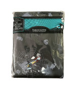 Nightmare Before Christmas Vinyl Tablecloth Table Cover Halloween 70in R... - $8.73 CAD