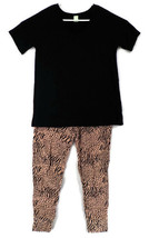 Honeydew Jersey French Terry Pajama Set Sz M Leopard Black Stretch Womens Nwot - £7.83 GBP