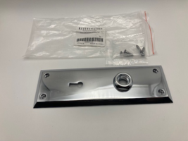 Rejuvenation Hardware Door Backplate Beveled Polished Nickel C5765-K - $24.50
