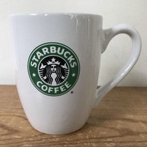 Vtg 2008 Starbucks Classic Logo Coffee White Handled Tea Beverage Mug 10.2 oz - $29.99