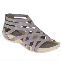 Women&#39;s Summer Gray Comfort Sporty Beach Gladiator Platform Wedge Sandal... - £41.44 GBP