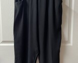 Eileen Fisher Tapered Leg Silk Crepe Ankle Pants Womens Size Medium Blac... - $39.55