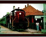 Arkansas &amp; Missouri Railroad Depot Springdale AR UNP Chrome Postcard G6 - £5.49 GBP