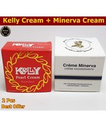 Minerva Crème For Acne + Kelly Pearl Whitening Cream كريم منيرفا + كريم... - £16.66 GBP