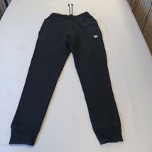 Vtg Champion Reverse Weave Men's Small Black Cotton Blend Jogger Pants (... - $26.72