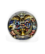 CrossBorder US 250Th Anniversary Commemorative Coin Military Embossed Me... - $15.00